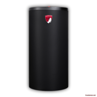 Бойлер косвенного нагрева Federica Bugatti INOX 1000, 150 литров, чёрный (бак в баке)